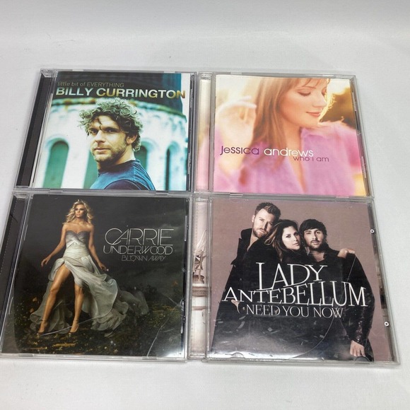 Billy Currington, Carrie Underwood, Lady Antebellum, & Jessica Andrews CD LOT - Picture 2 of 5